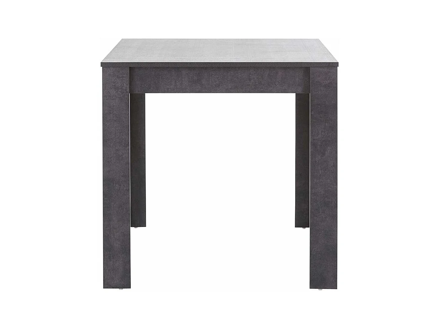 Küchentisch in Beton Grau Vierfußgestell