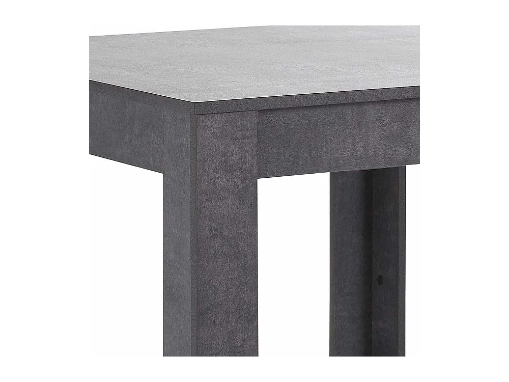 Küchentisch in Beton Grau Vierfußgestell