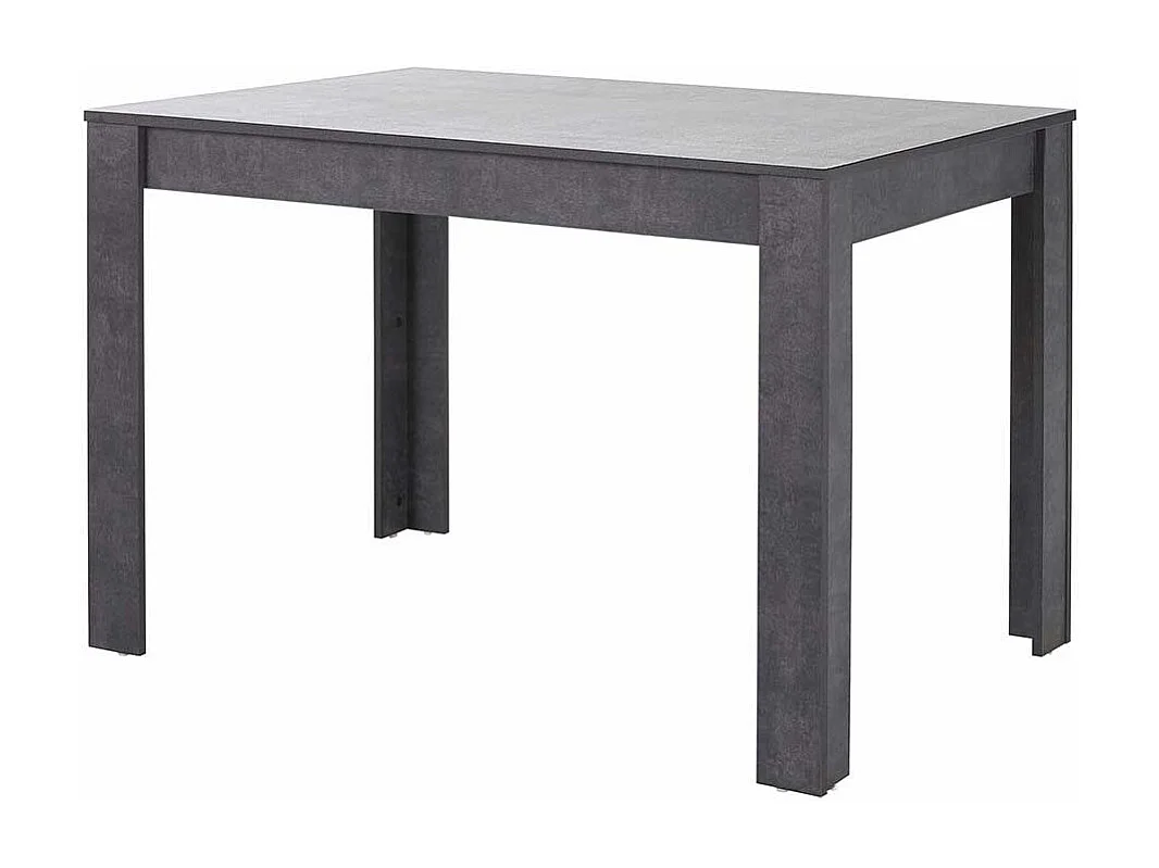 Küchentisch in Beton Grau Vierfußgestell