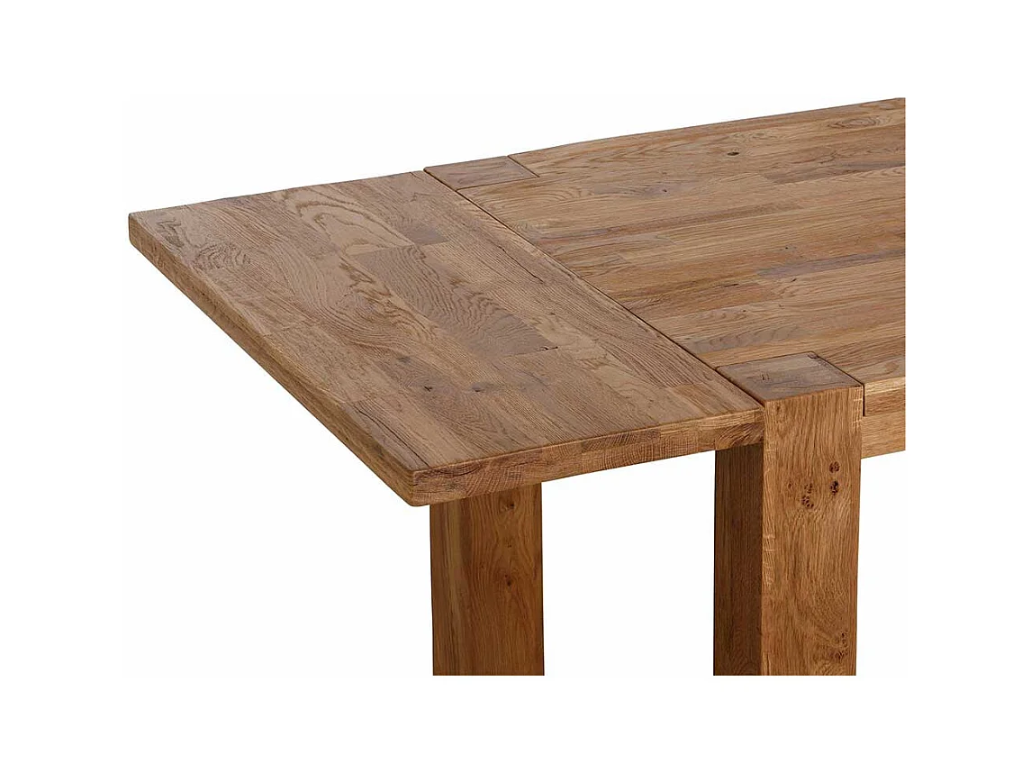 Holztisch aus Wildeiche Massivholz modernem Design