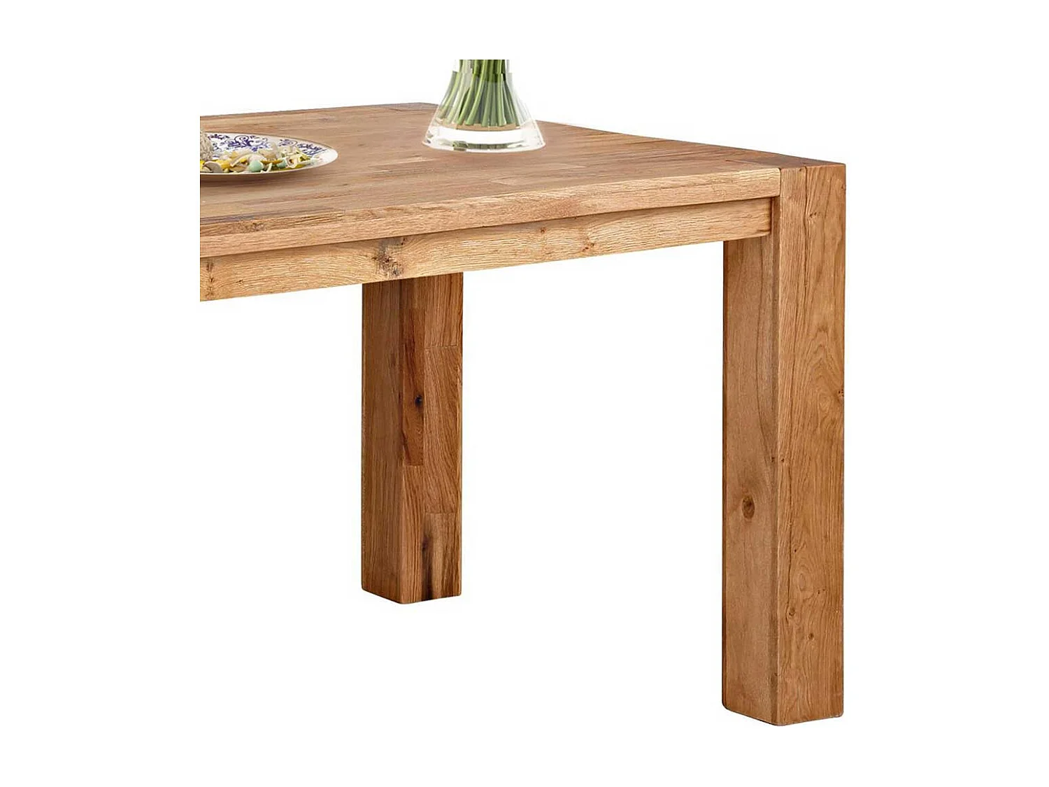 Holztisch aus Wildeiche Massivholz modernem Design