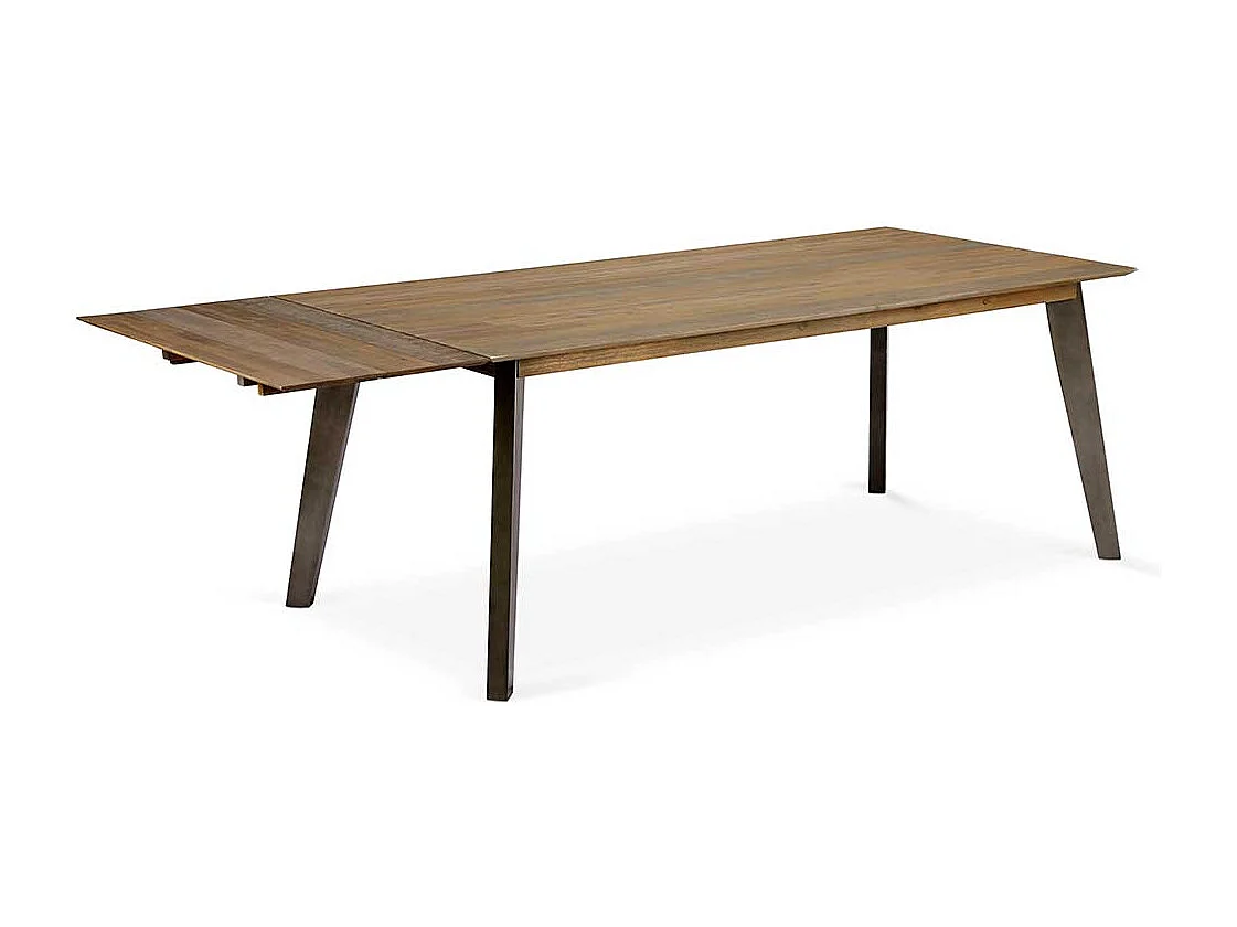 Esstisch aus Akazie Massivholz 100 cm tief