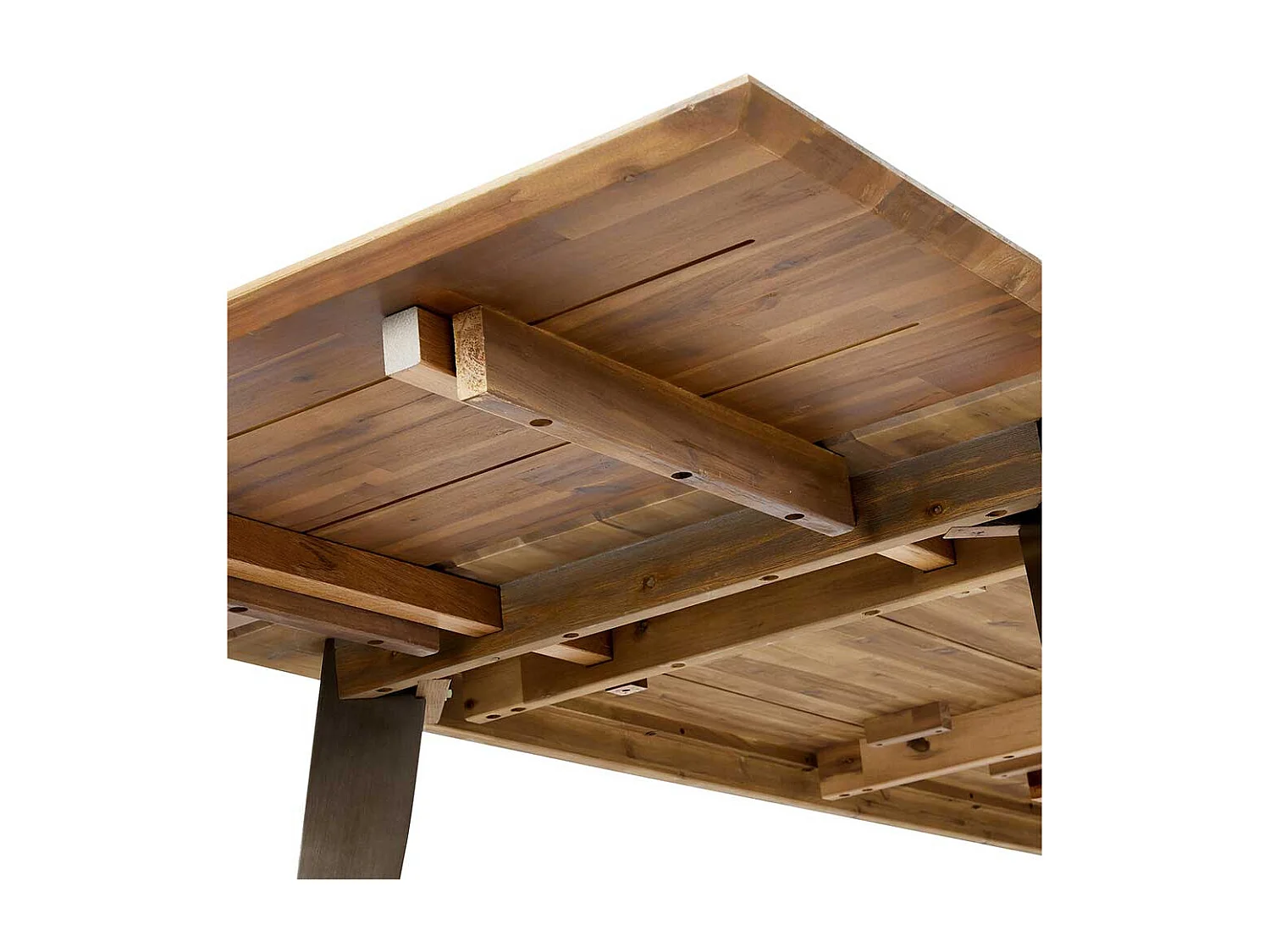 Esstisch aus Akazie Massivholz 100 cm tief