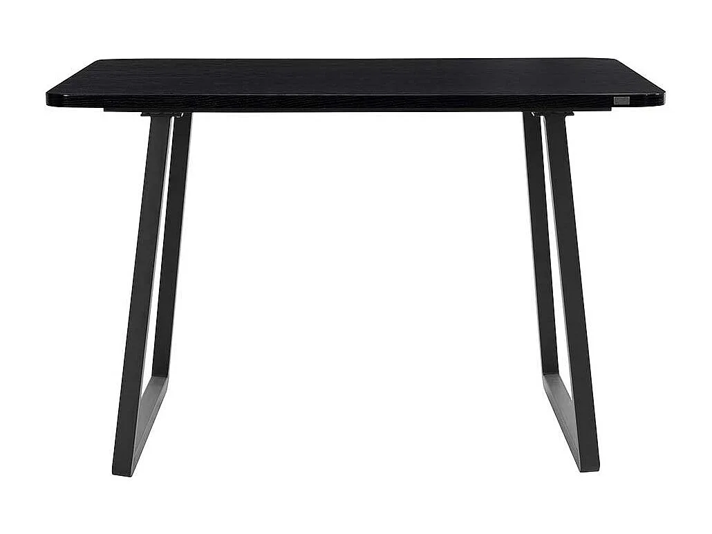 Küchen Tisch mit Metall Bügelgestell Schwarz