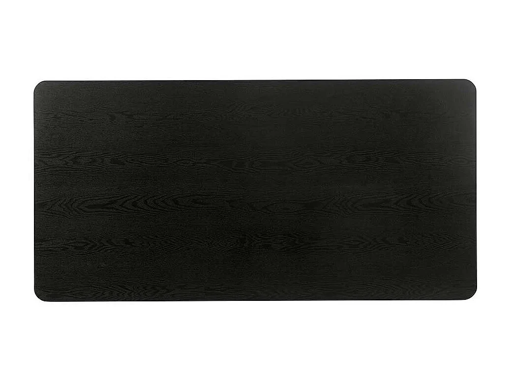 Küchen Tisch mit Metall Bügelgestell Schwarz