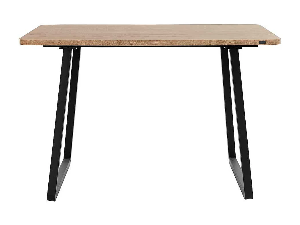 Esstisch in Wildeichefarben und Schwarz Industry Stil