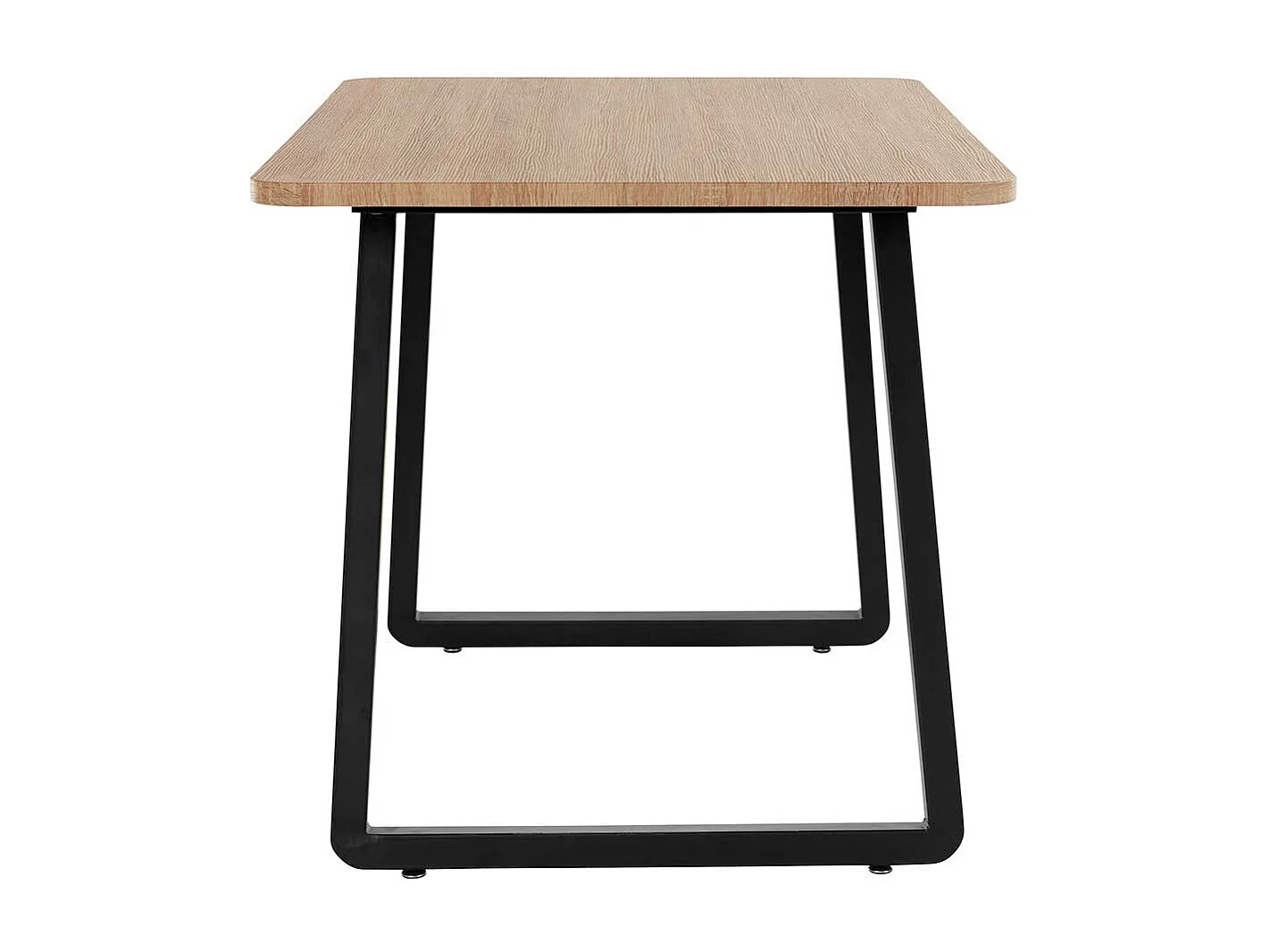 Esstisch in Wildeichefarben und Schwarz Industry Stil