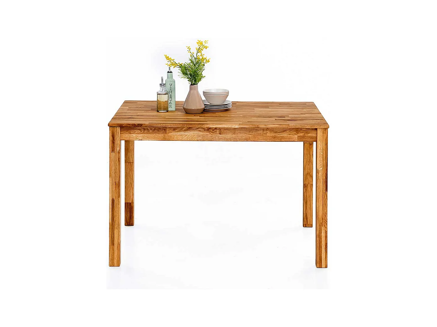 Echtholztisch aus Eiche Massivholz modern