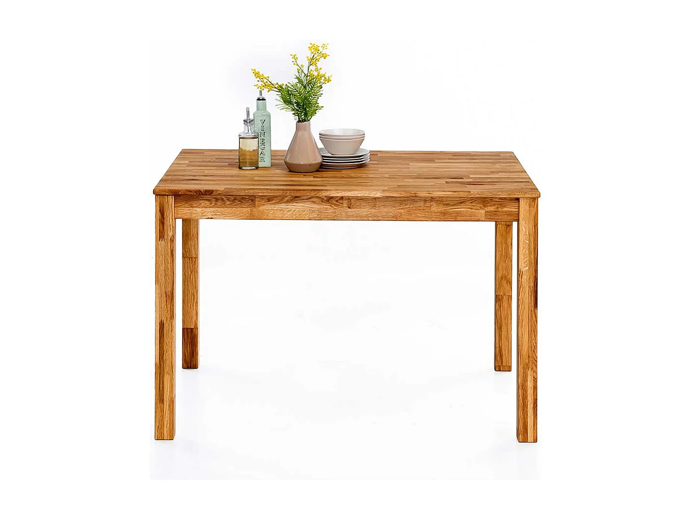 Echtholztisch aus Eiche Massivholz modern