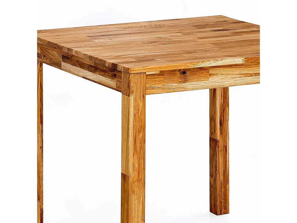 Echtholztisch aus Eiche Massivholz modern