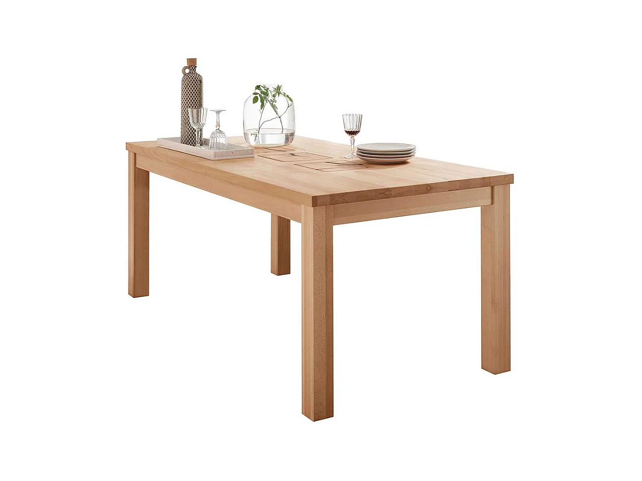 Massivholztisch Kernbuche Esszimmer geölt modernem Design