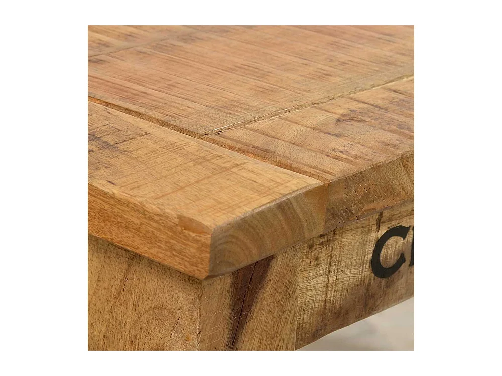 Esszimmertisch aus Mangobaum Massivholz Industry Style