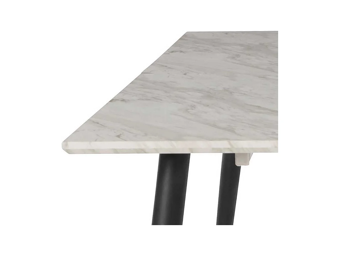 Esstisch Tisch Esszimmer mit Holzwerkstoff Oberfläche foliert