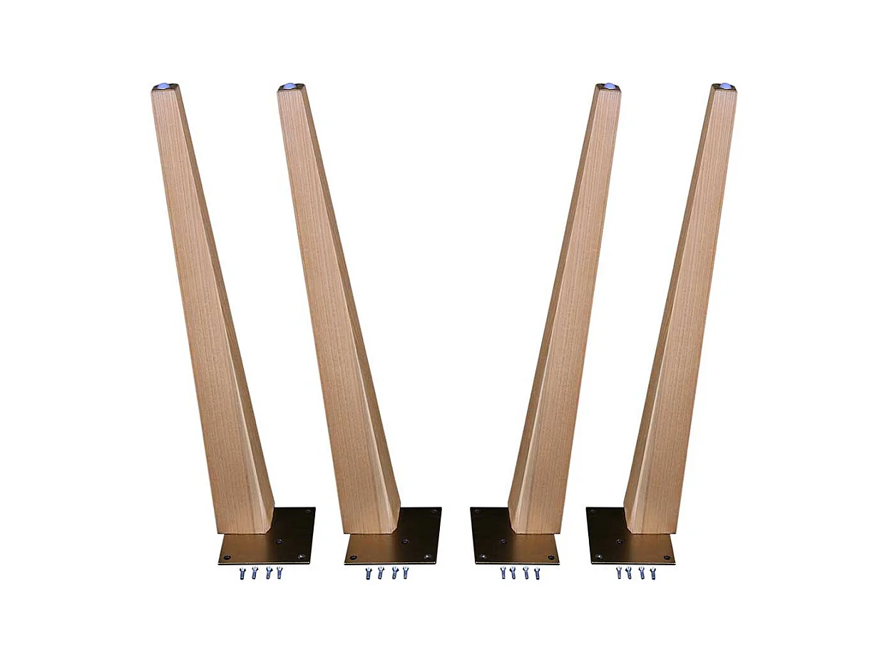 Esstisch Tisch Esszimmer mit Vierfußgestell in rechteckiger Form