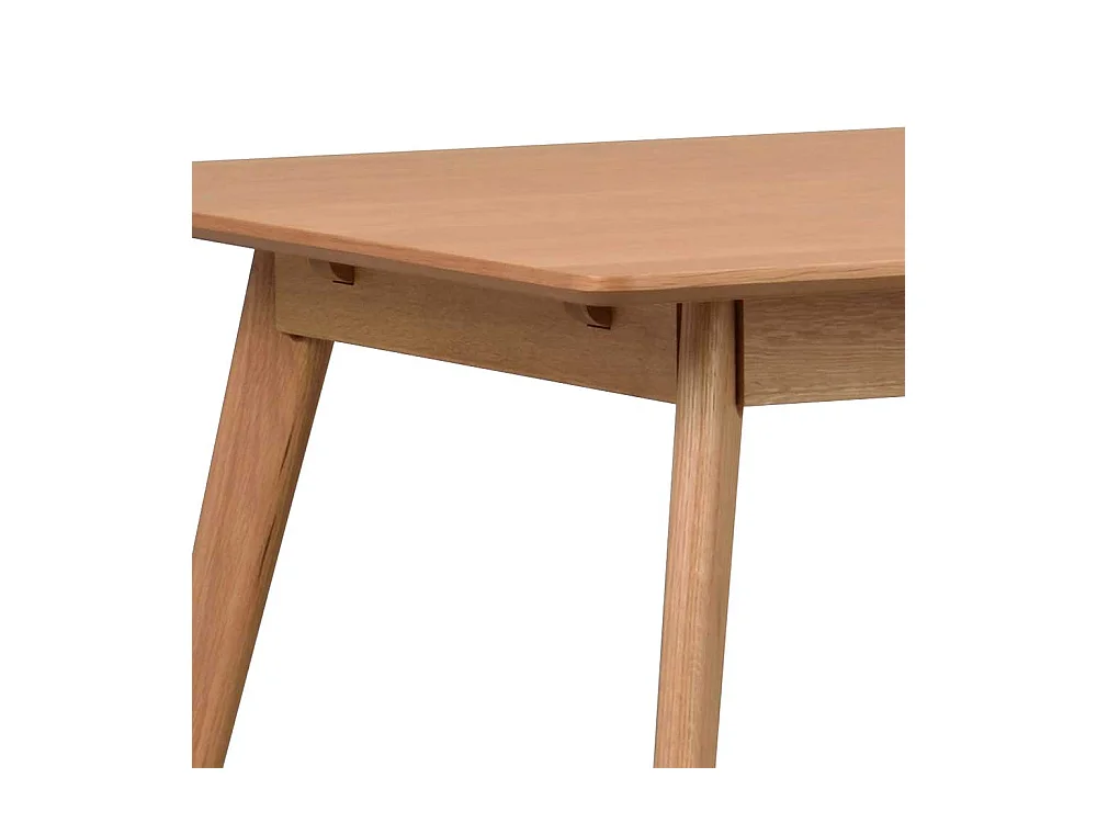 Esszimmer Tisch mit Eiche furniert Retrostil