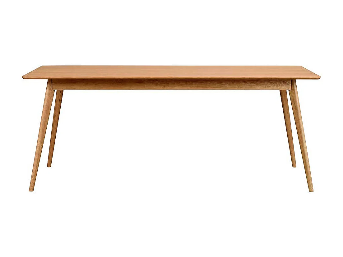 Esszimmer Tisch mit Eiche furniert Retrostil