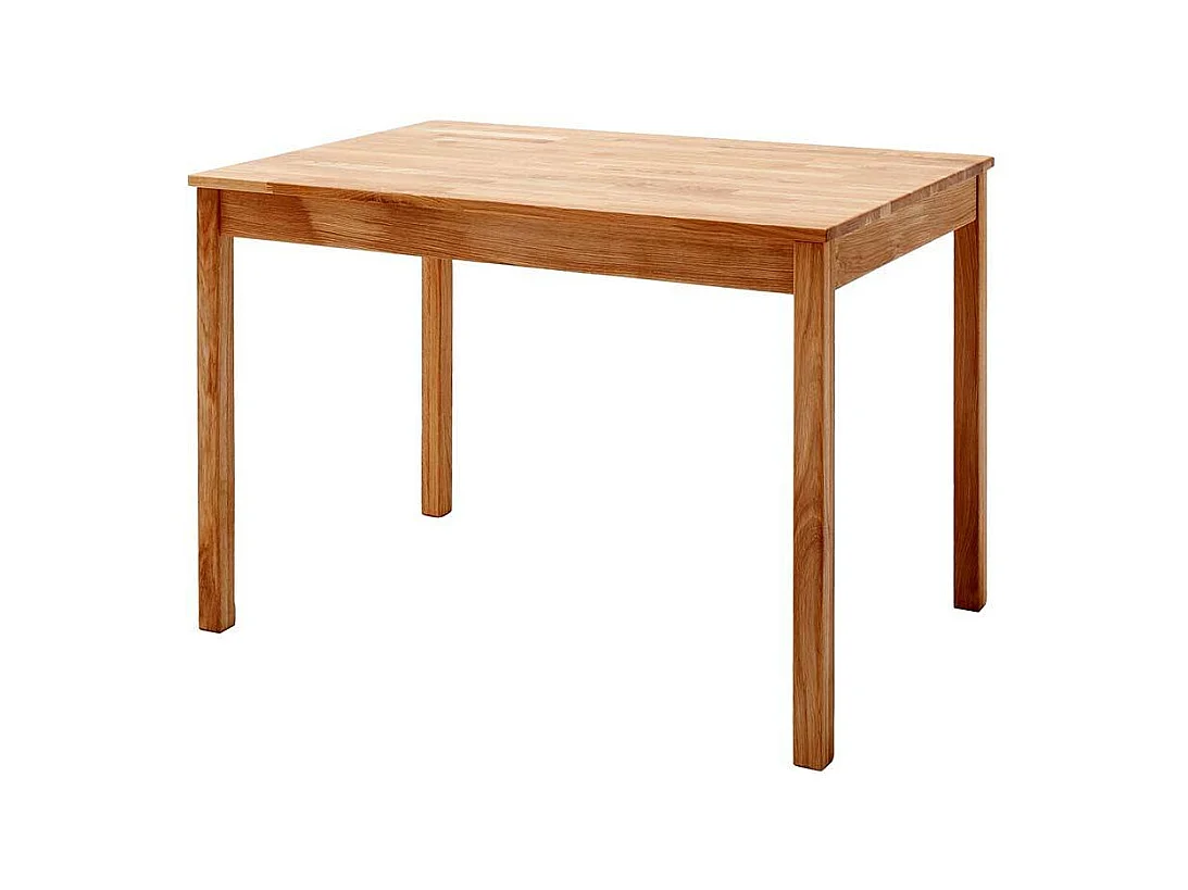 Esstisch aus Wildeiche Massivholz 76 cm hoch