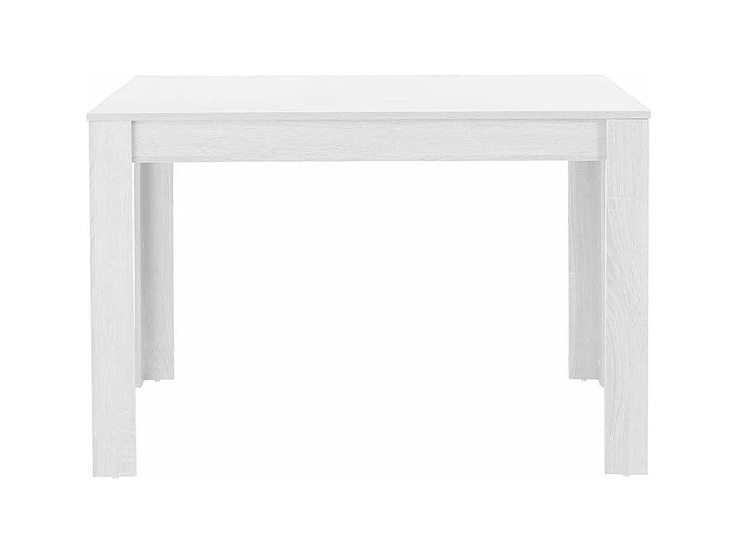 Esstisch in Weiß 80 cm tief