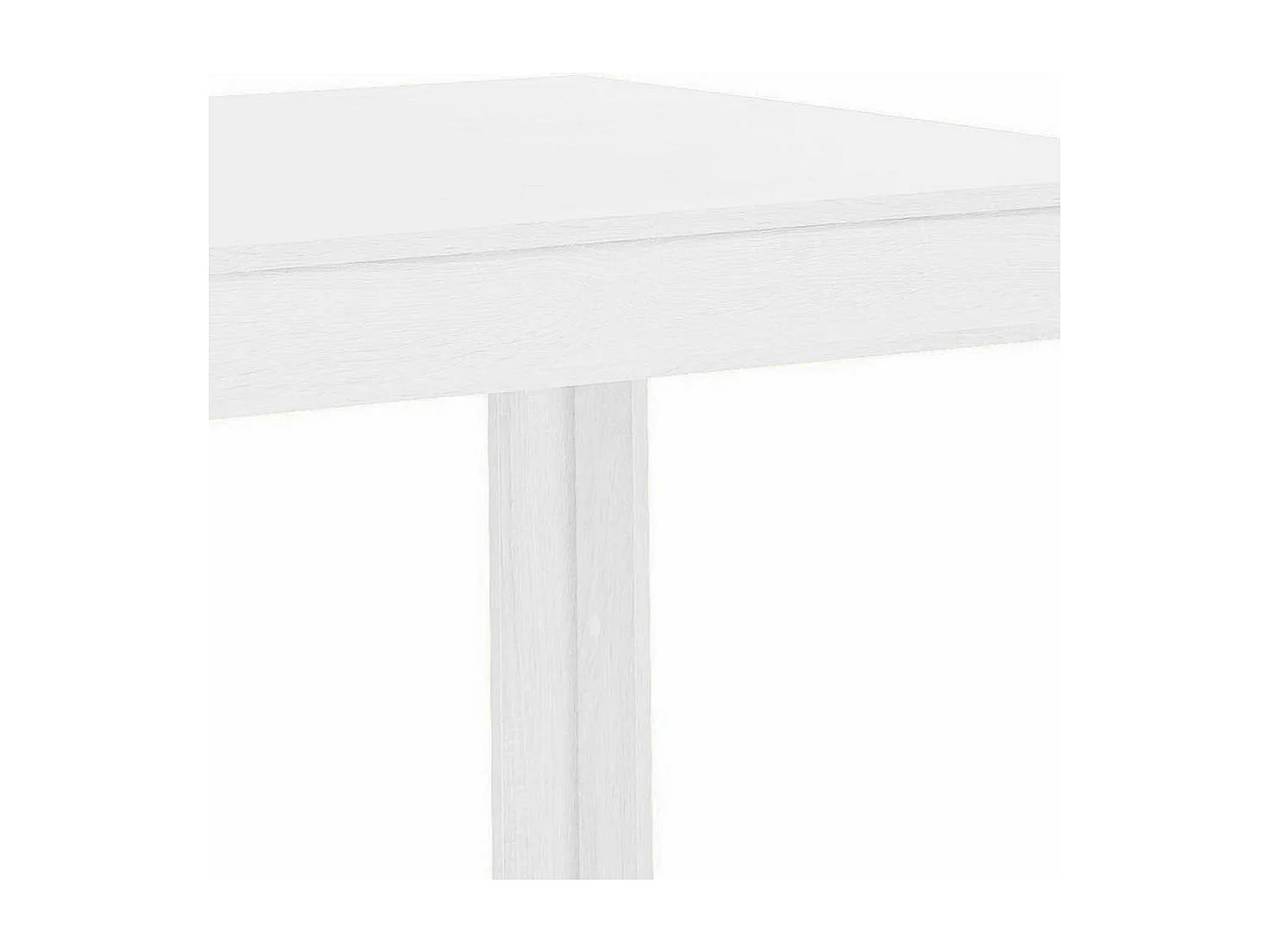 Esstisch in Weiß 80 cm tief