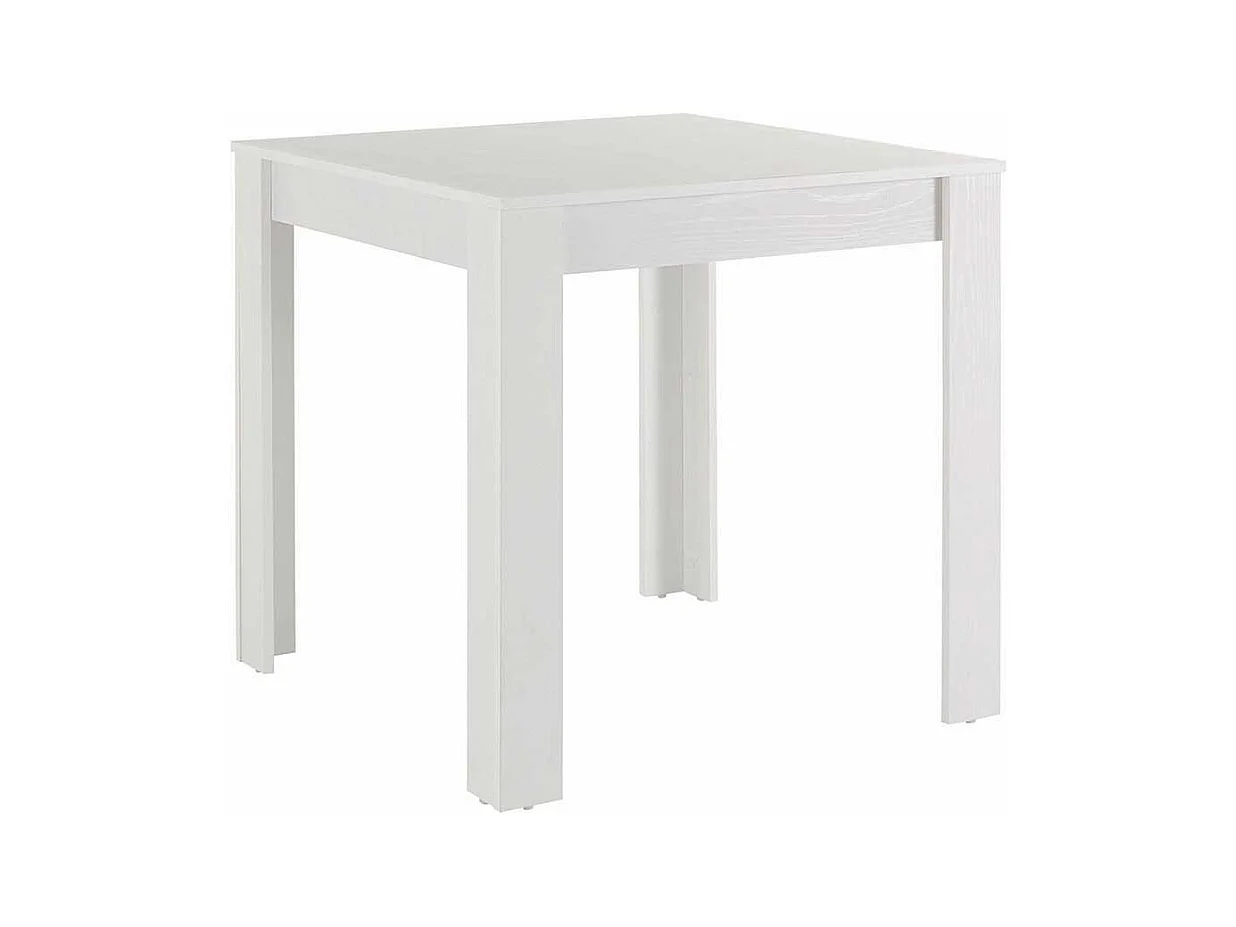 Esstisch in Weiß 80 cm tief