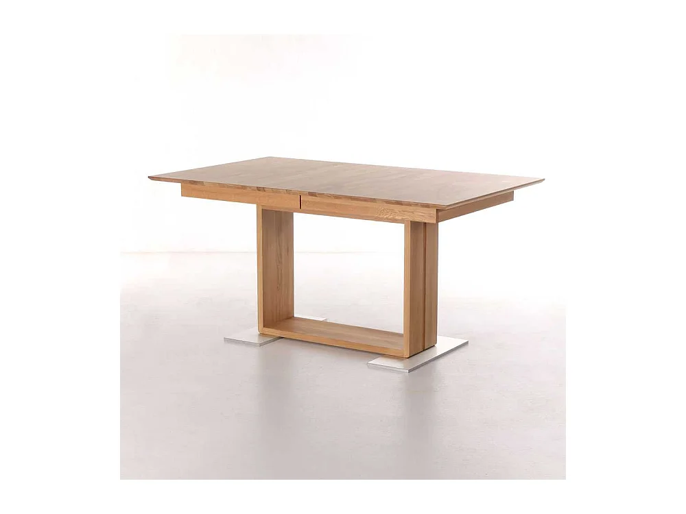 Esszimmertisch aus Eiche Massivholz Mittelauszug