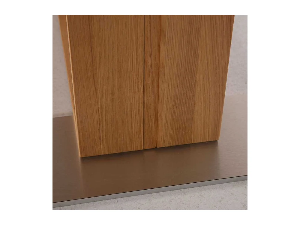 Esszimmertisch aus Eiche Massivholz Mittelauszug