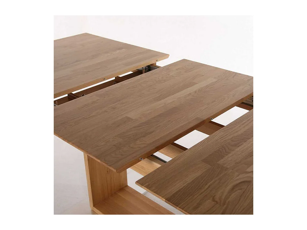Esszimmertisch aus Eiche Massivholz Mittelauszug