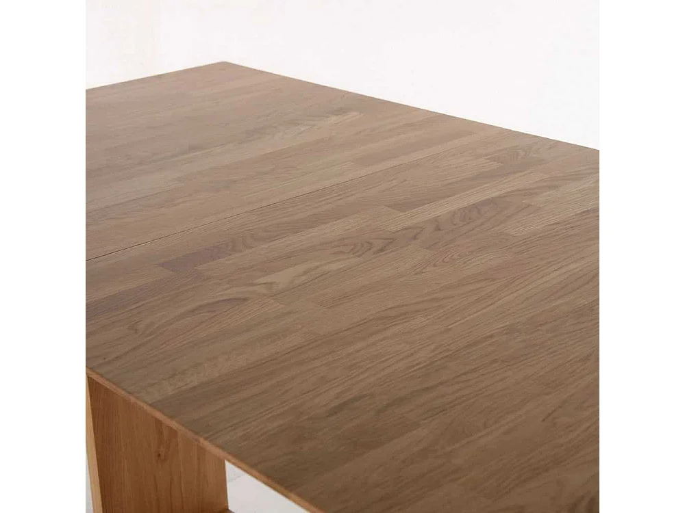 Esszimmertisch aus Eiche Massivholz Mittelauszug