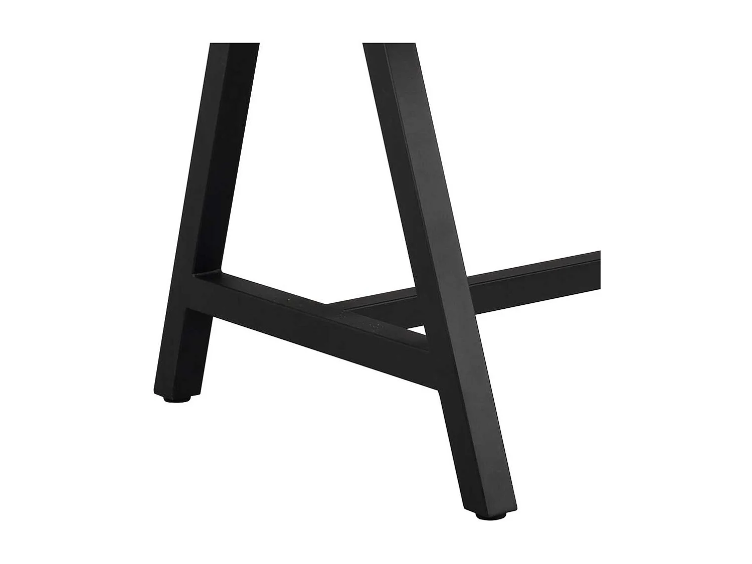 Esszimmer Tisch aus Eiche Massivholz geölt Metall A-Fußgestell