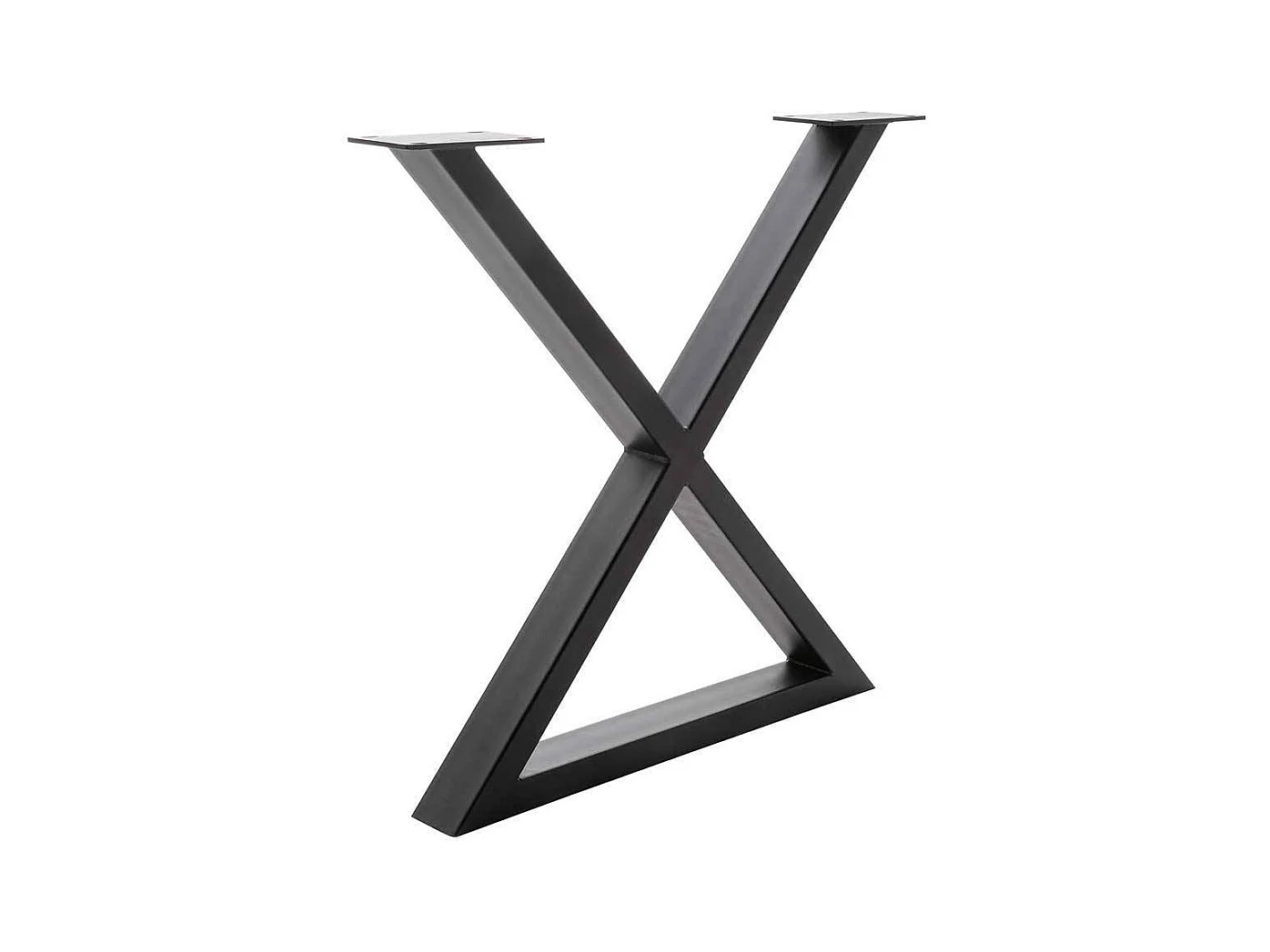 Esstisch Holztisch massiv im Industry und Loft Stil mit X Gestell