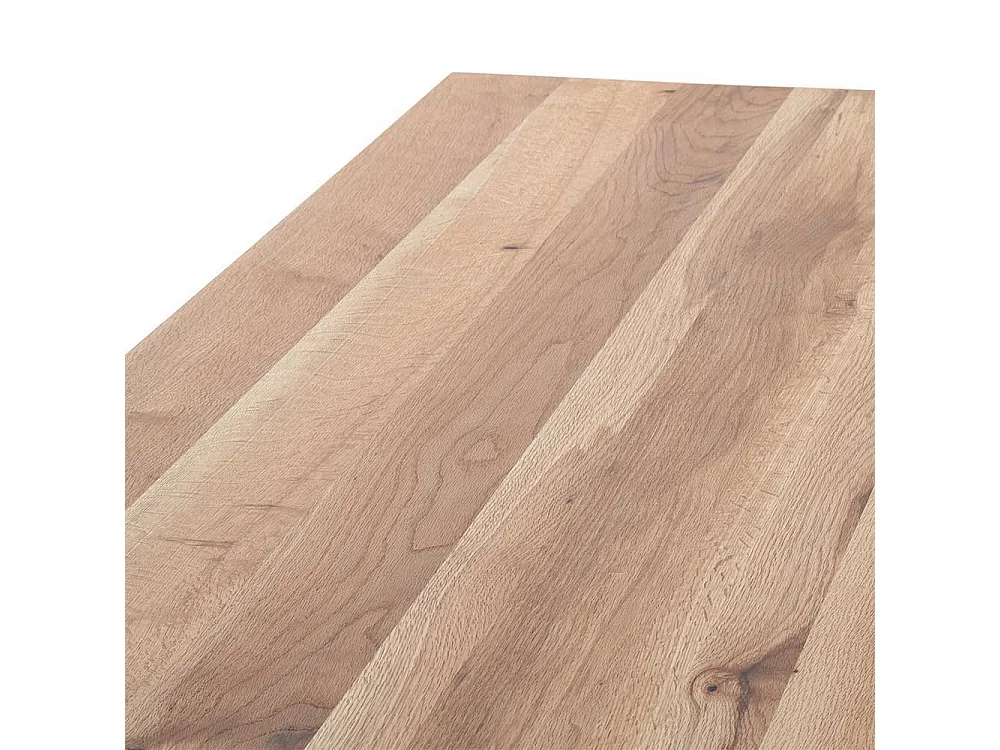 Esstisch Holztisch massiv im Industry und Loft Stil mit X Gestell