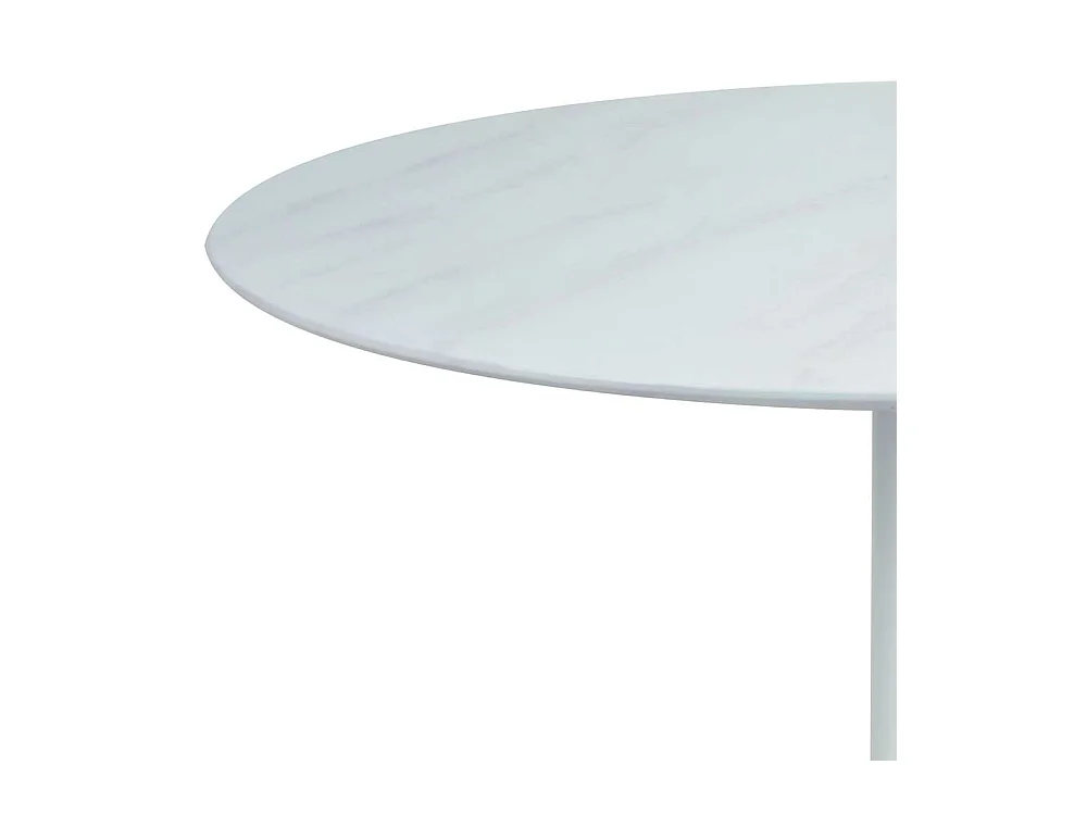 Esszimmer Tisch rund Weiß