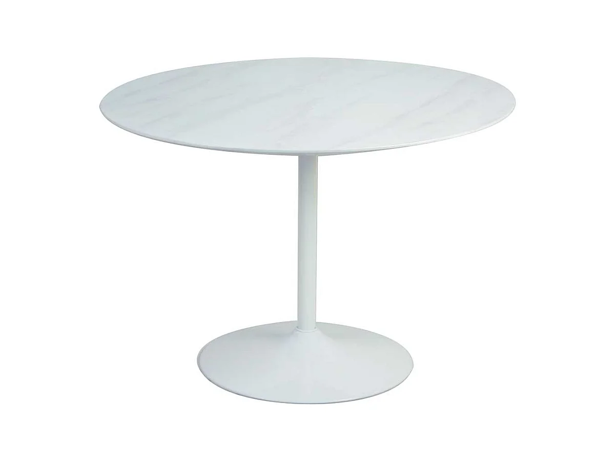 Esszimmer Tisch rund Weiß