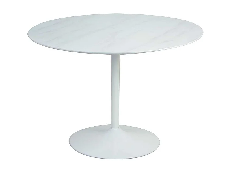 Esszimmer Tisch rund Weiß