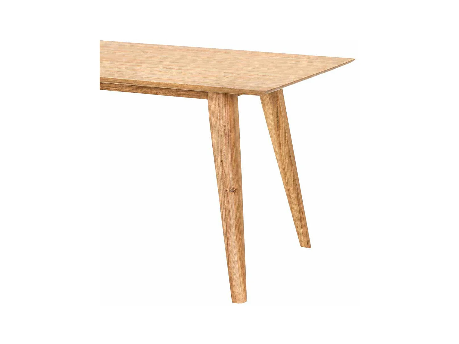 Esszimmertisch aus Eiche Massivholz Mid Century Design