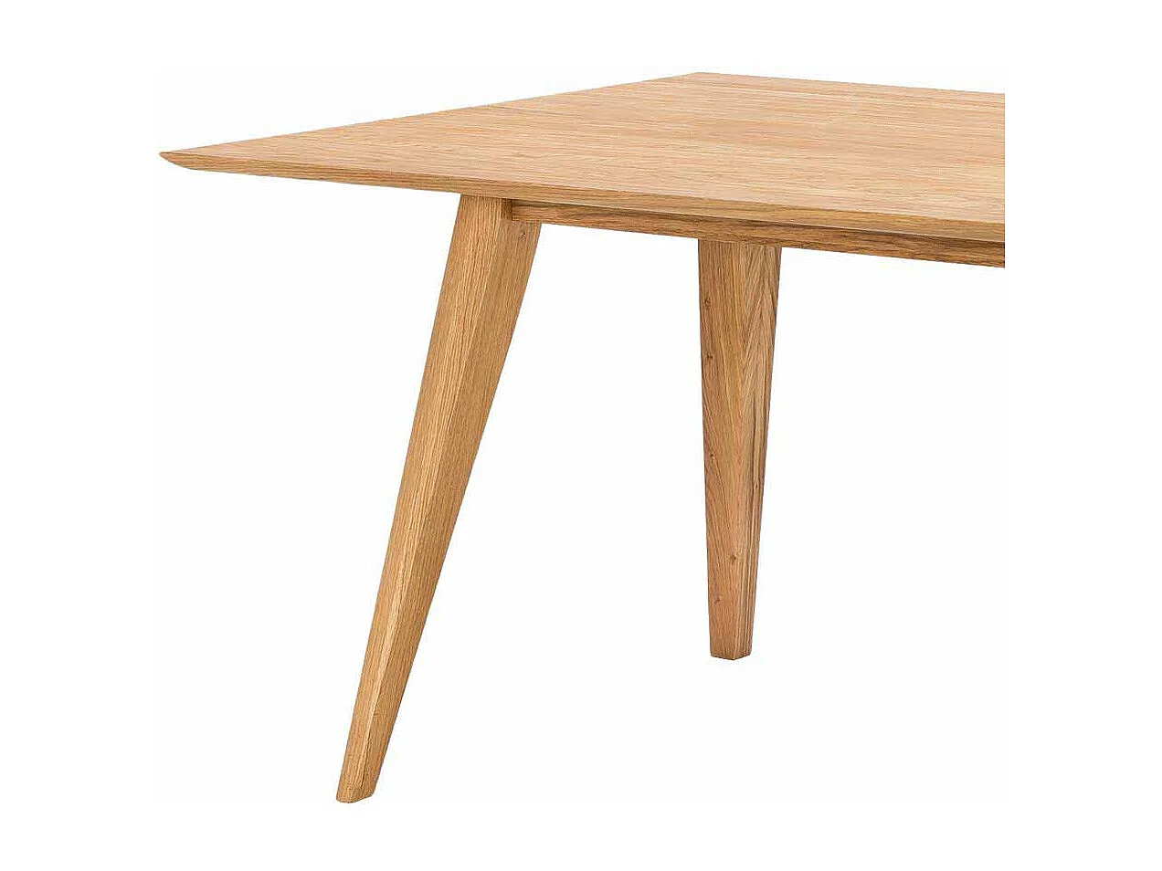 Esszimmertisch aus Eiche Massivholz Mid Century Design