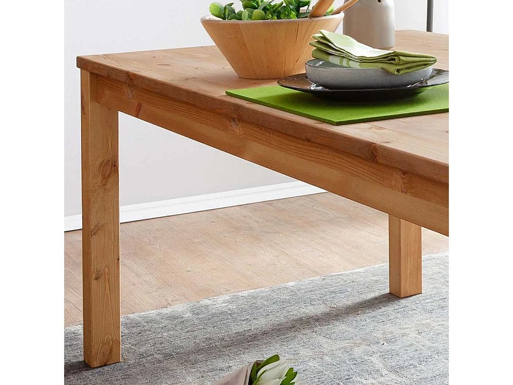 Massivholz Esstisch in Eichefarben gebeizt und geölt Kiefer