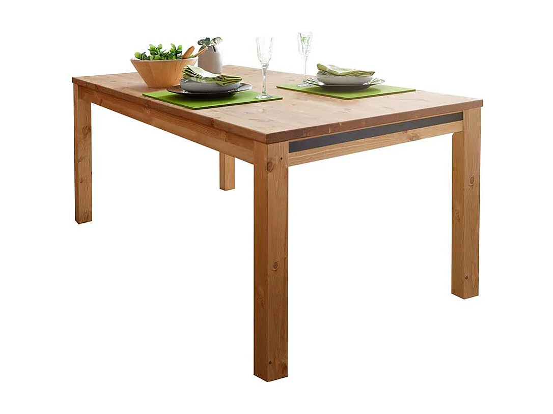 Massivholz Esstisch in Eichefarben gebeizt und geölt Kiefer