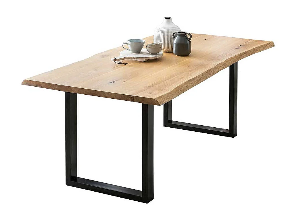 Küchentisch aus Eiche Massivholz Industry und Loft Stil