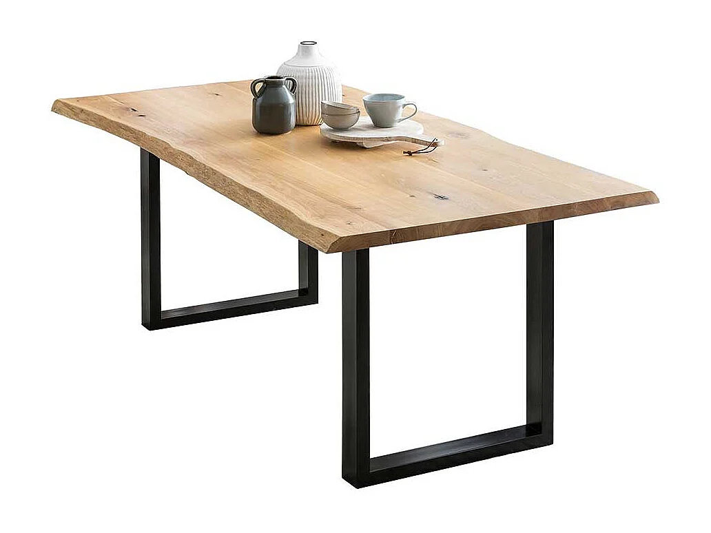 Küchentisch aus Eiche Massivholz Industry und Loft Stil