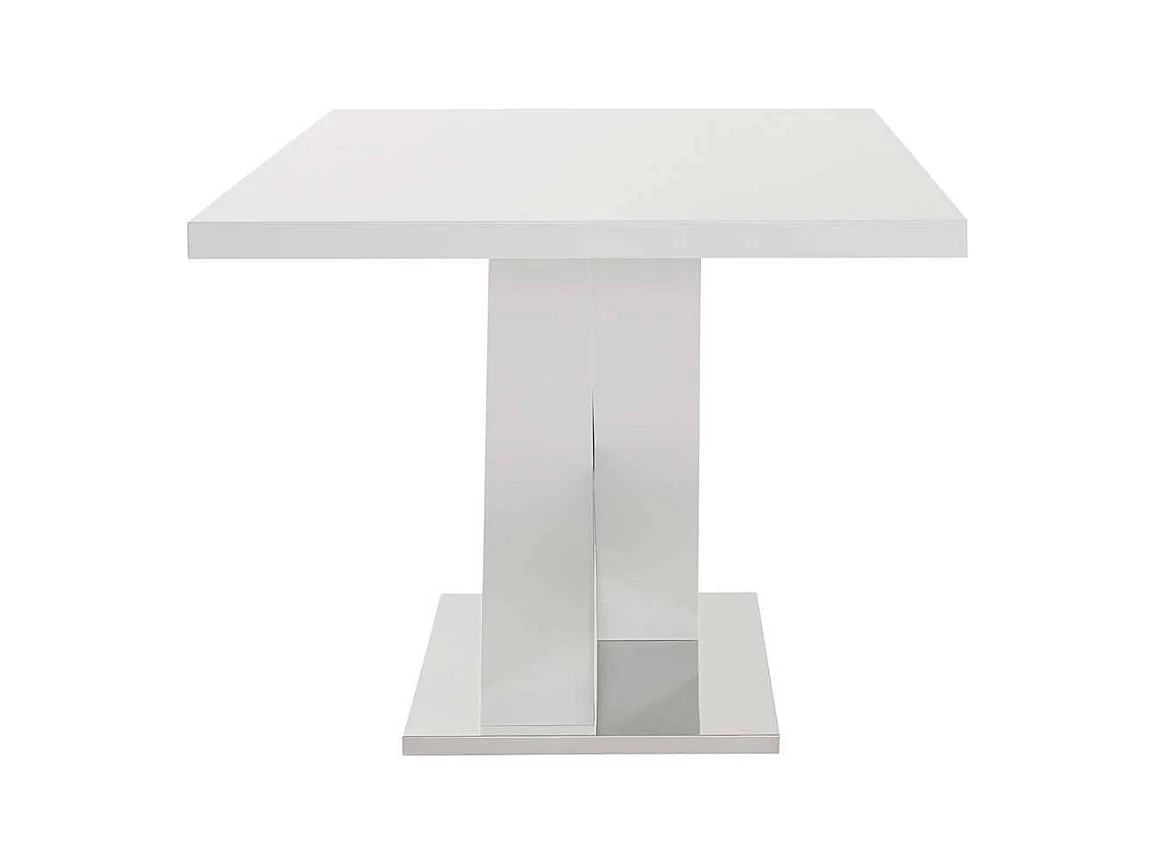 X-Fuß Tisch in Weiß 160 cm breit