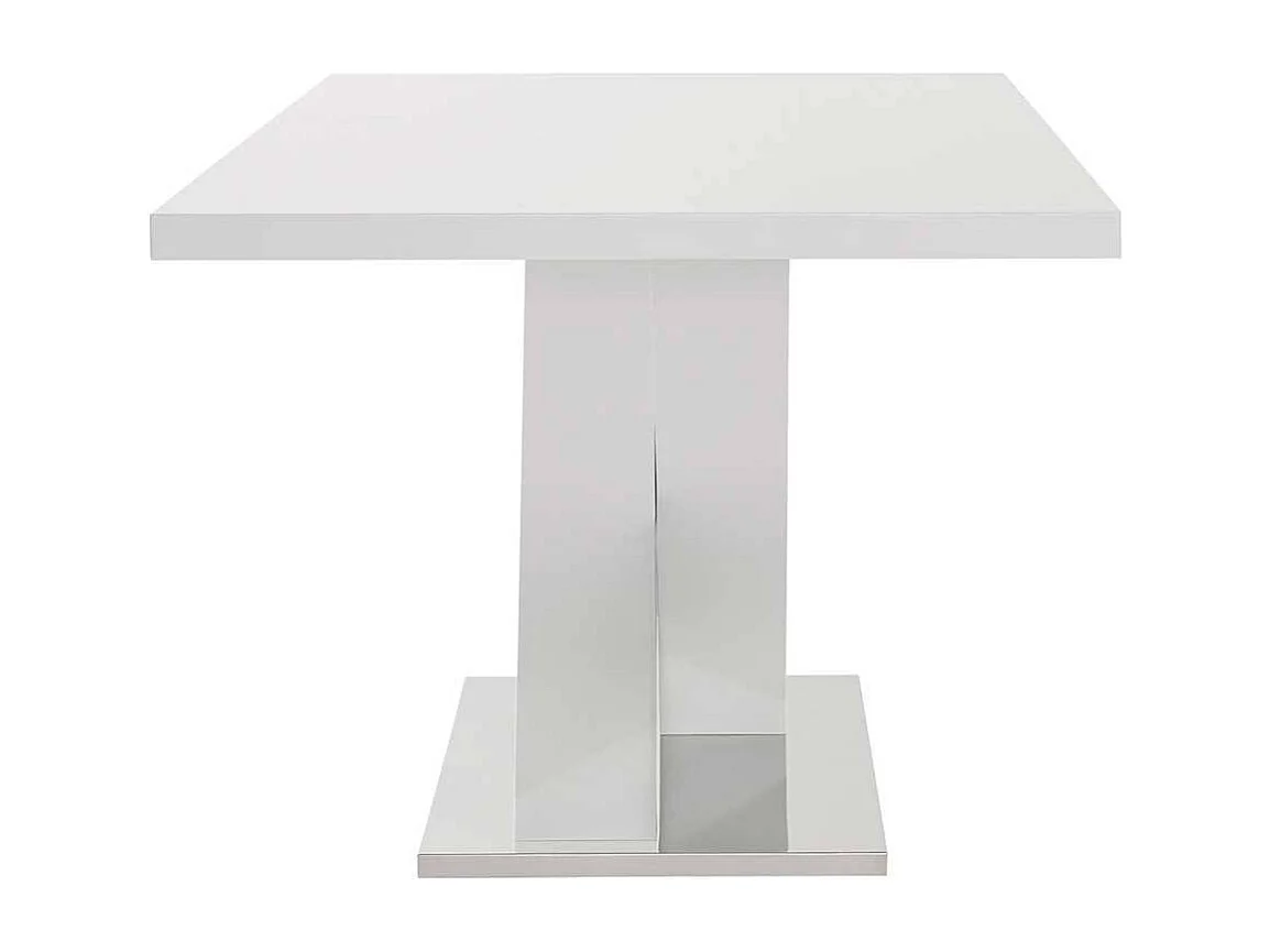 X-Fuß Tisch in Weiß 160 cm breit