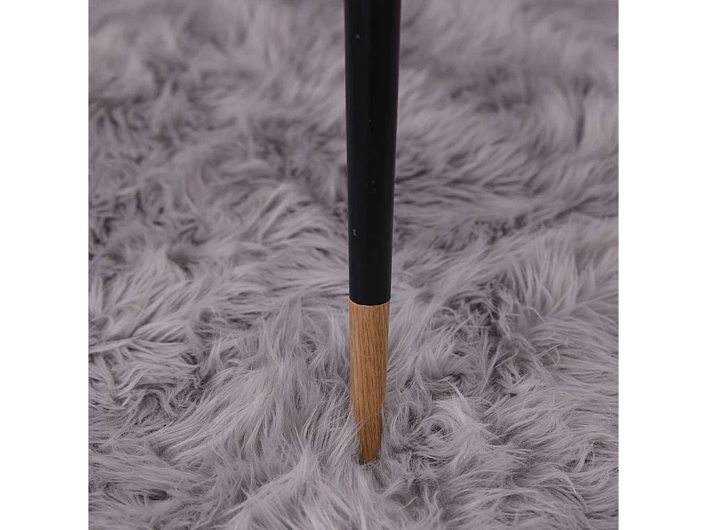 Retro Esszimmertisch Marmoroptik Glasplatte Metallgestell