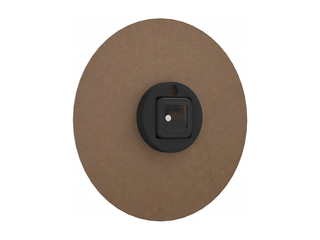 Horloge murale et échelles et aiguilles lumineuses marron Ø30cm