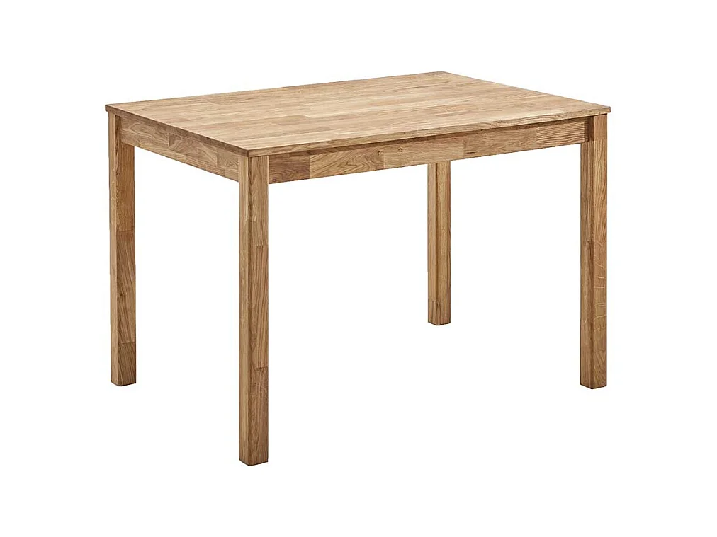 Holz Esstisch aus Eiche geölt Vierfußgestell