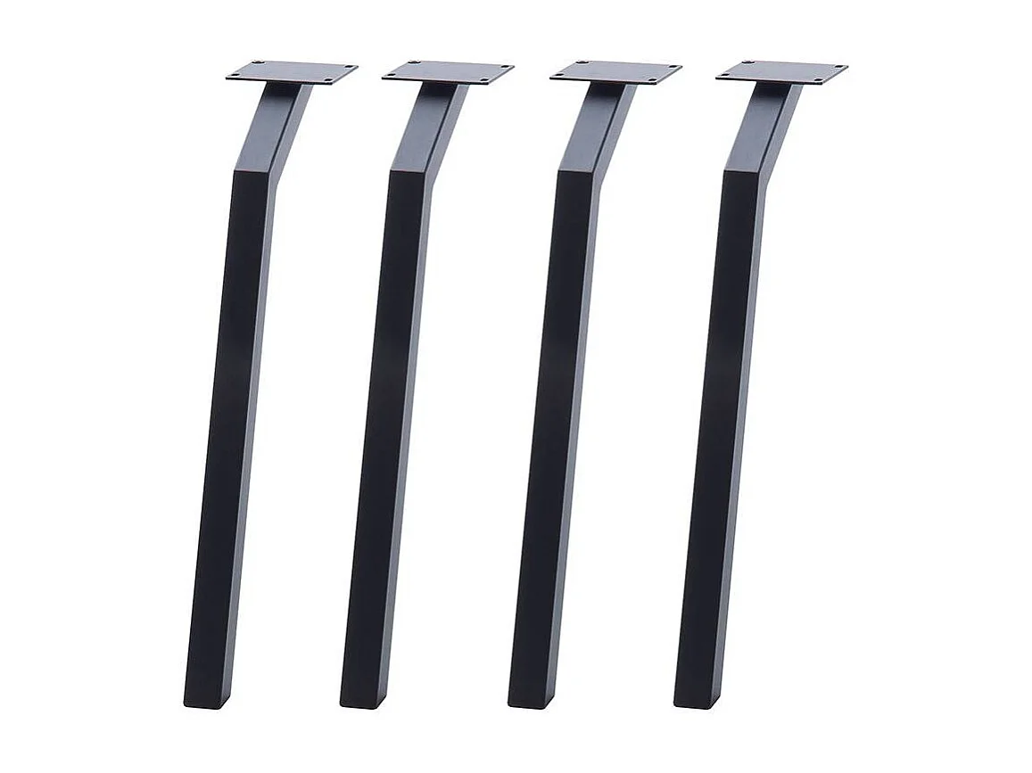 Esstisch Tisch Esszimmer aus Balkeneiche Massivholz und Metall