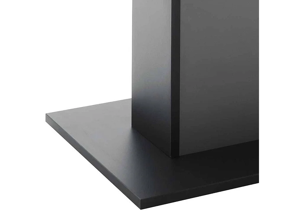 Grauer Esstisch in modernem Design 160x90 cm