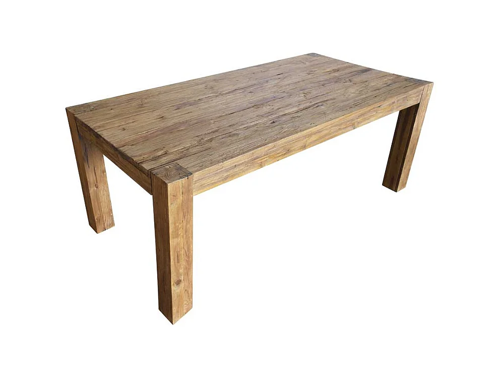 Tisch aus Teak Recyclingholz rustikalen Landhausstil