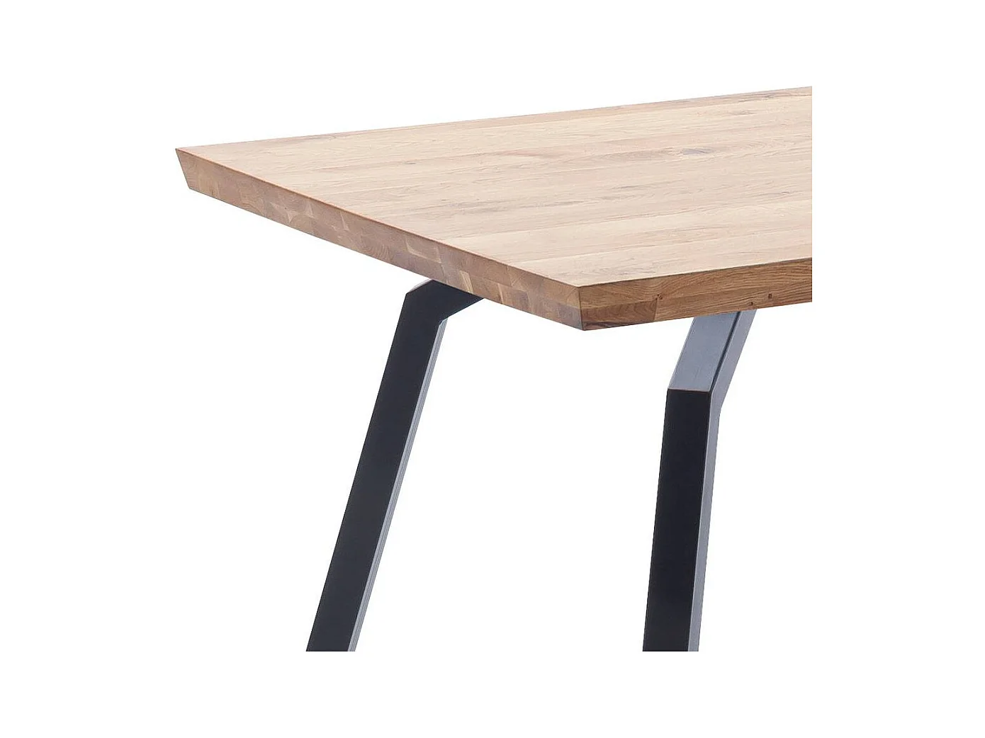 Esstisch Holztisch in Wildeichefarben mit Vierfußgestell