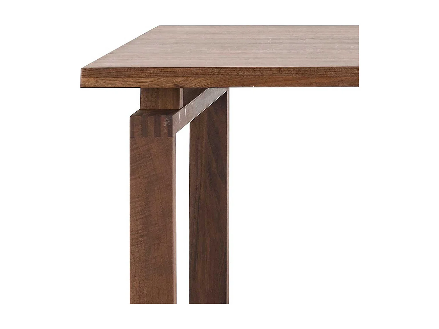 Tisch aus Nussbaum Massivholz Retrostil